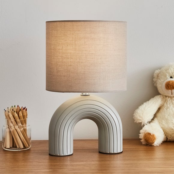 dunelm yellow table lamp