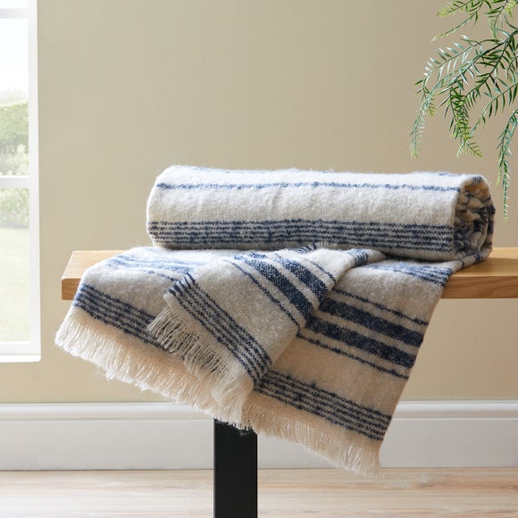 Churchgate Drayton Stripe Throw Dunelm