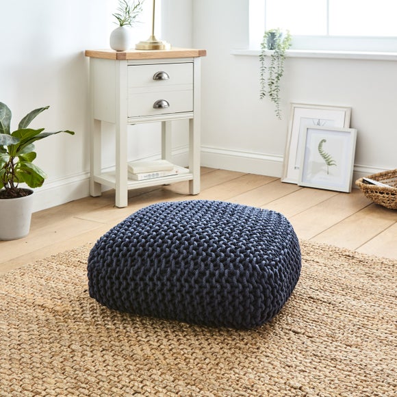 Dunelm on sale pouffe footstool