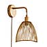 Elements Jaula Gold Easy Fit Plug In Wall Light Gold