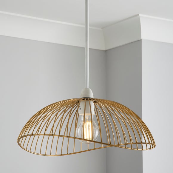 Dunelm gold deals ceiling light