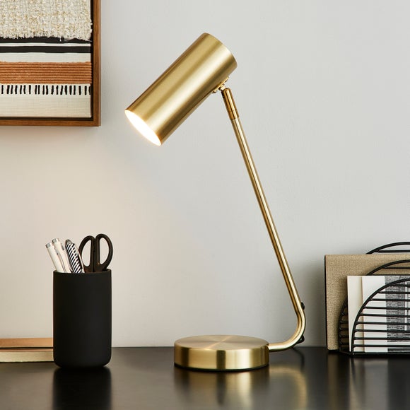 Dunelm gold 2024 table lamp