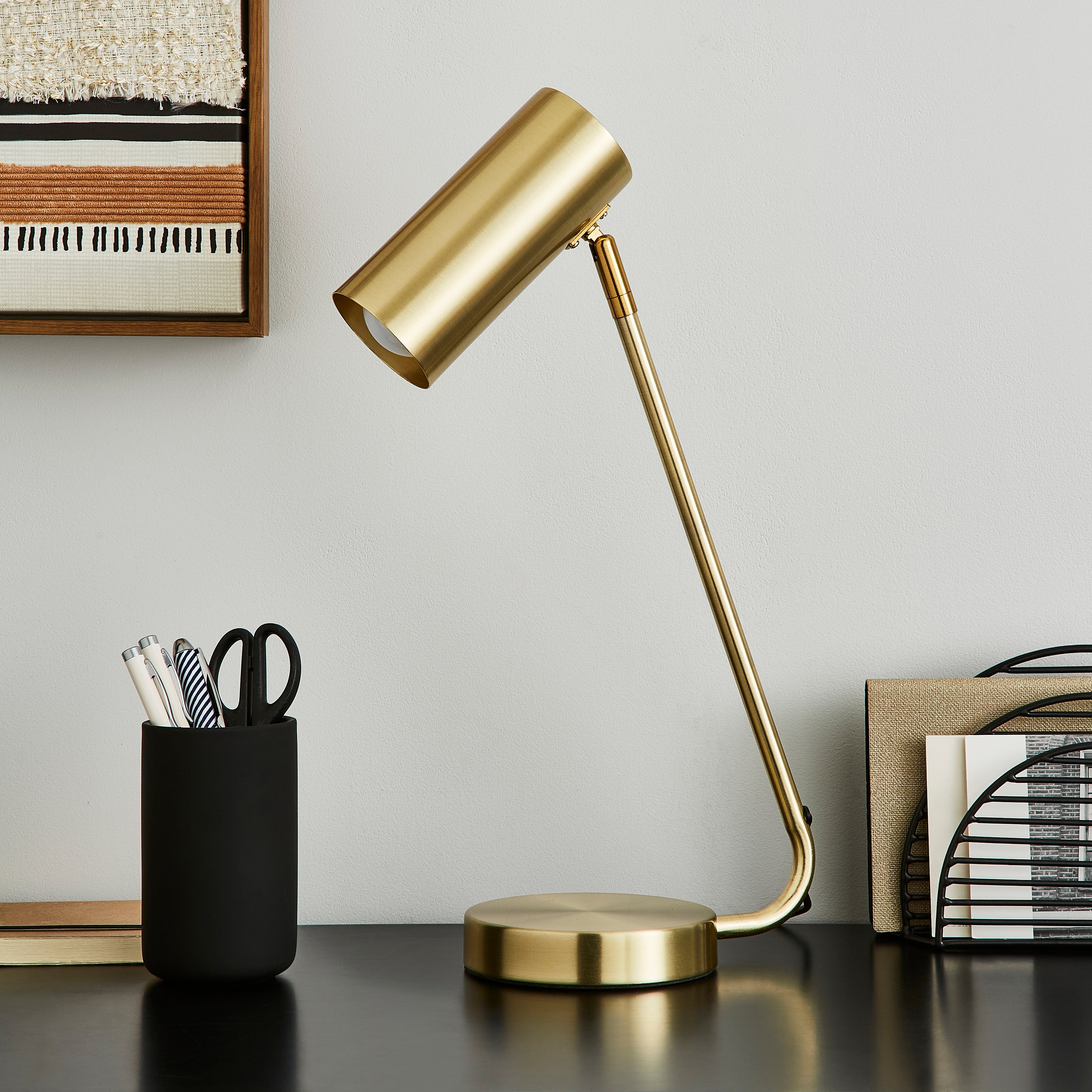 Lilou Integrated LED Dimmable Desk Lamp | Dunelm