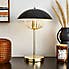 Emzo Black Table Lamp Gold