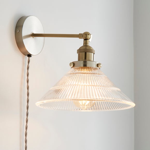 Dunelm plug deals in wall light