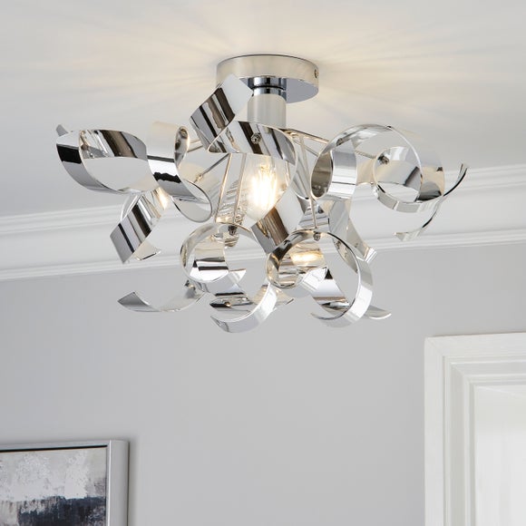 Dunelm semi flush on sale ceiling lights