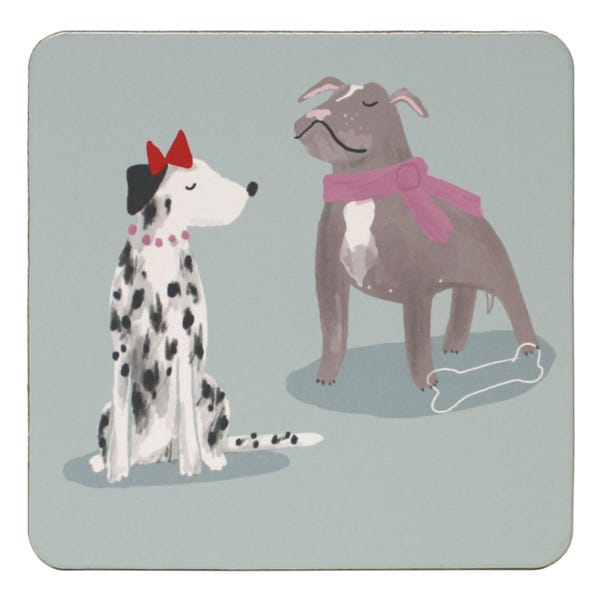 Set of 4 Dogs Coasters image 1 of 1
