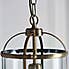 Vogue Lambeth 1 Light Pendant Ceiling Fitting  Brass