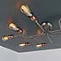 Vogue Eastville 8 Light Semi Flush Ceiling Fitting Copper