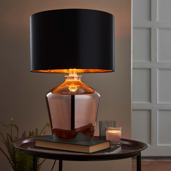 dunelm copper lighting