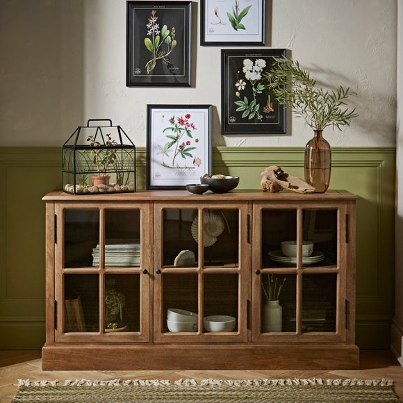 Brown deals china cabinet