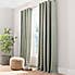Paris Recycled Sage Eyelet Curtains  undefined