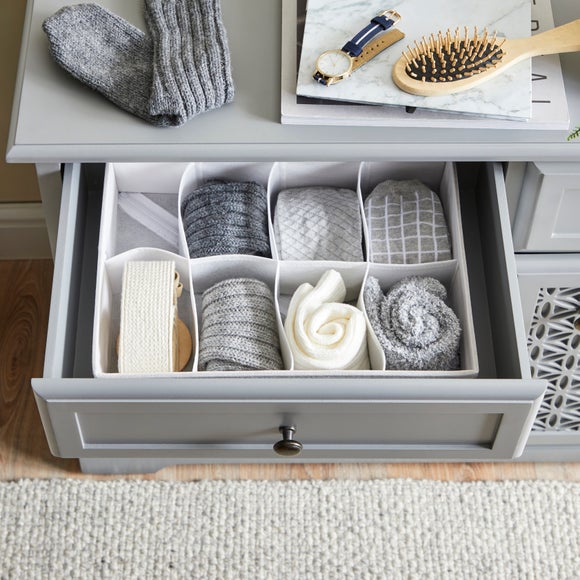 8 Compartment Drawer Organiser Dunelm