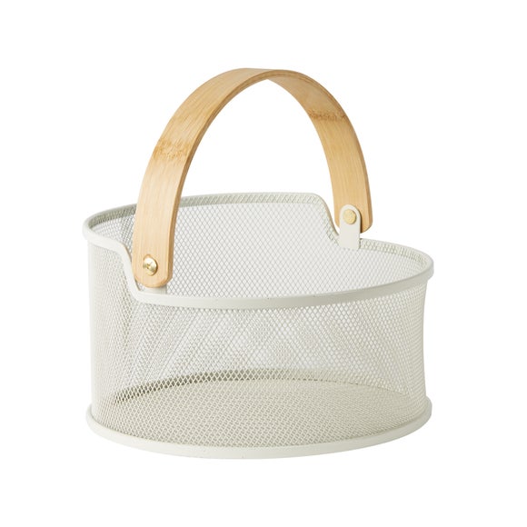 Small Round Wire Mesh Basket Dunelm