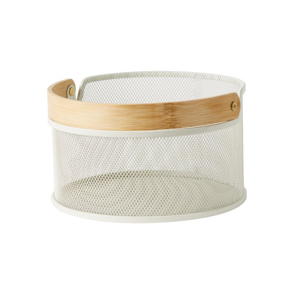 Small Round Wire Mesh Basket Dunelm