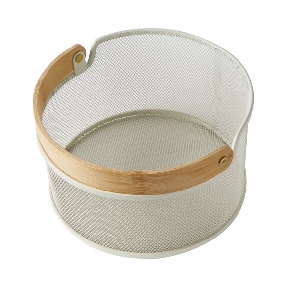 Small Round Wire Mesh Basket Dunelm