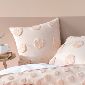 Linen House Haze Peach 100% Cotton Continental Pillowcase