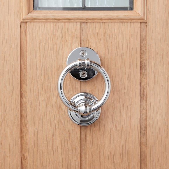 Chrome door deals knocker