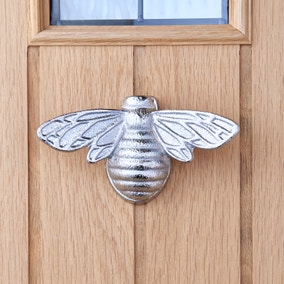 Bee Silver Door Knocker
