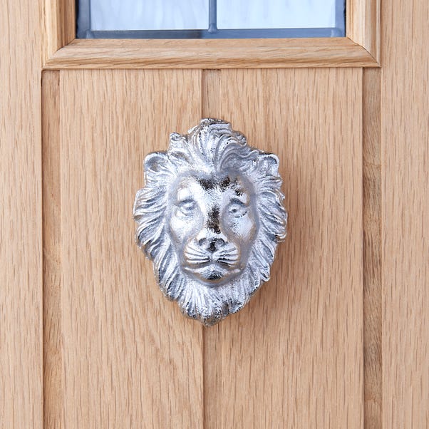 Lion Silver Door Knocker image 1 of 3