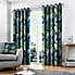 Fusion Tropical Teal Eyelet Curtains  undefined