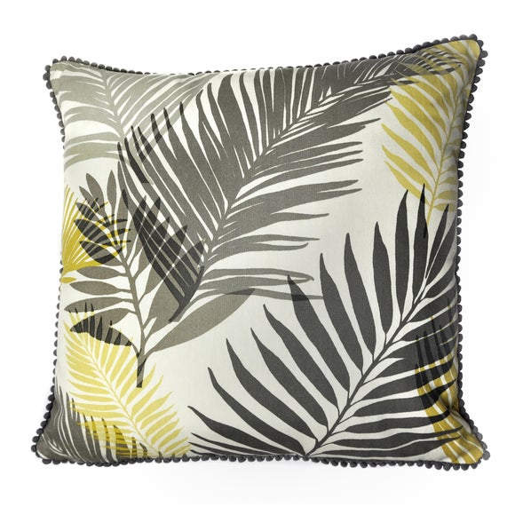 Dunelm grey and yellow 2024 cushions