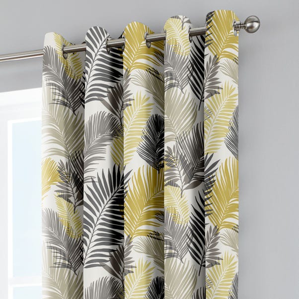 Fusion Tropical Eyelet Curtains image 1 of 4