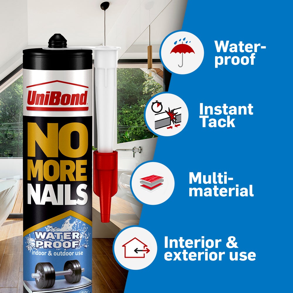 UniBond No More Nails Waterproof Adhesive 450g