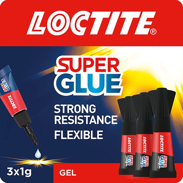 Loctite Super Glue Power Gel 3x1g Mini Trio Clear