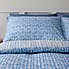 Super Soft Hatty Blue Microfibre Duvet Cover and Pillowcase Set  undefined