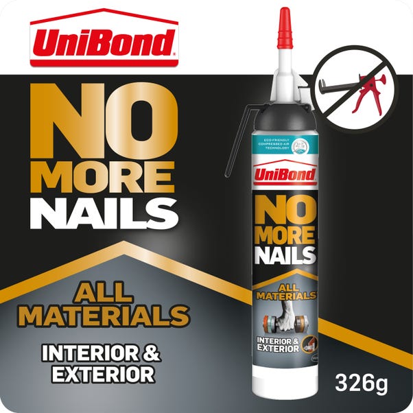 UniBond No More Nails All Materials Interior & Exterior Adhesive 290g White