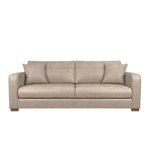 4 seater faux leather sofa