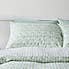Super Soft Saskia Green Microfibre Duvet Cover and Pillowcase Set  undefined