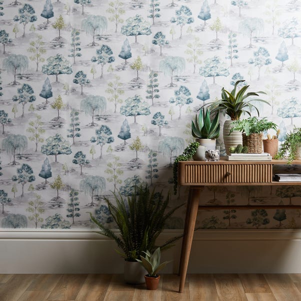 Tree Green Wallpaper | Dunelm