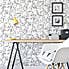 Nu Wall Self Adhesive Faces White Wallpaper