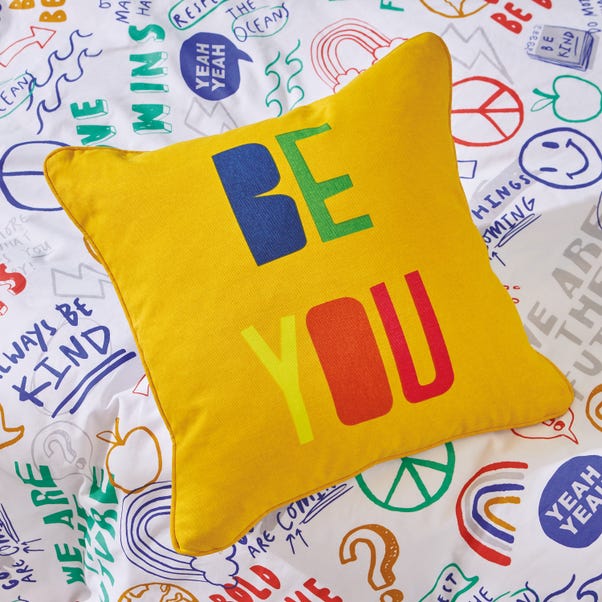 Born To Be You / Be Unique Cushion | Dunelm