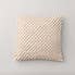 Jersey Bobble Square Cushion Natural undefined