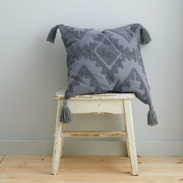 Pineapple Elephant Imani Tufted Cotton Cushion image 1 of 6