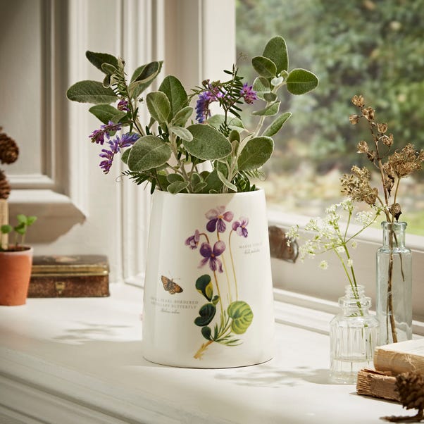 Marsh Violet Ceramic Plant Pot MultiColoured