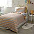 Rainbow Stripe Reversible Duvet Cover and Pillowcase Set  undefined