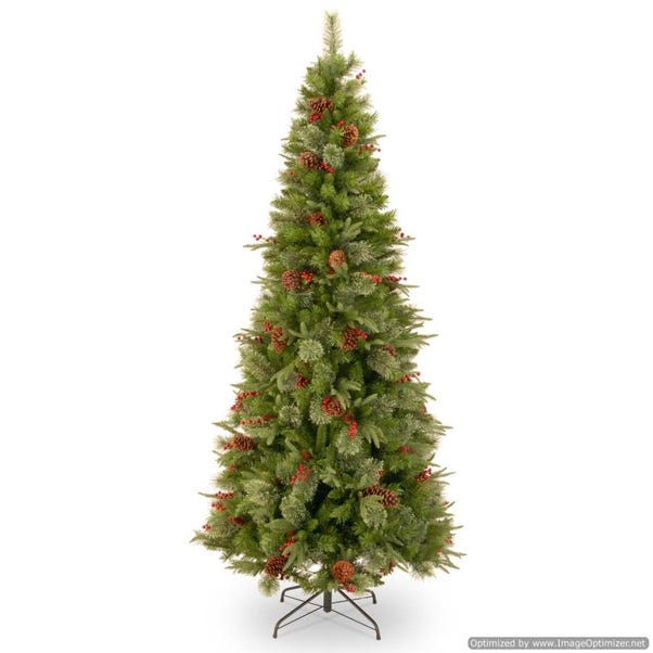 6ft Colonial Slim Christmas Tree Green