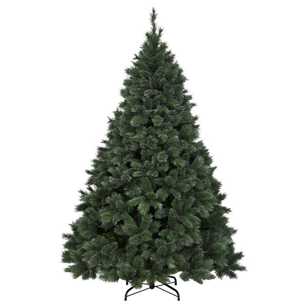 7ft Frosted Ontario Pine Christmas Tree Green