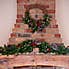 6ft Frosted Berry Mantel Swag Green