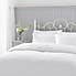 Holly Willoughby Plain White 100% Cotton Duvet Cover and Pillowcase Set  undefined