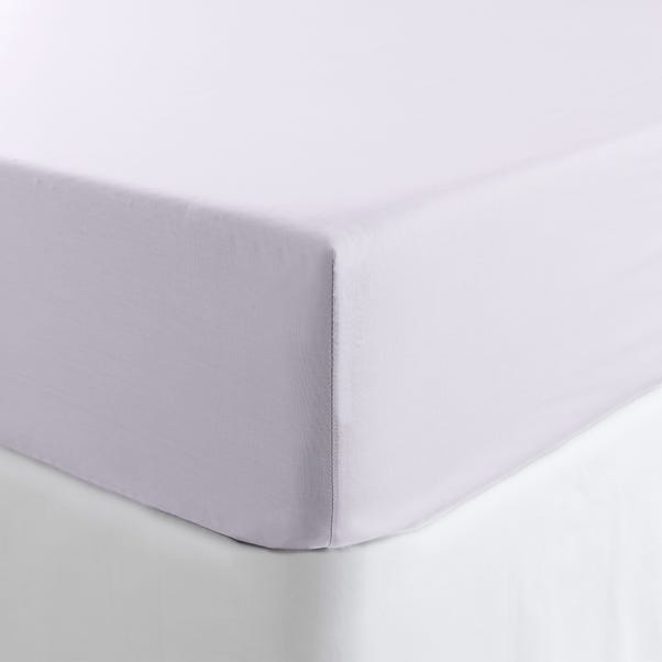 Holly Willoughby Plain 100% Cotton Fitted Sheet image 1 of 3