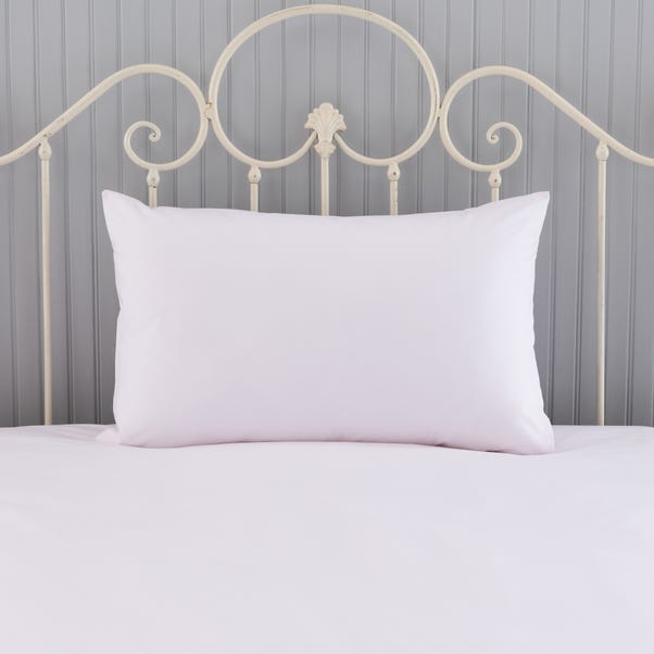 Holly Willoughby Plain 100% Cotton Standard Pillowcase Pair Blush (Pink)