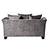 Giovanna Luxury Chenille 2 Seater Sofa Steeple Grey