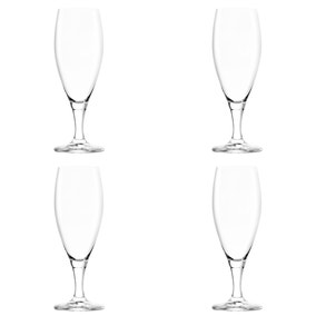 Set of 4 Olly Smith Footed Beer Glasses