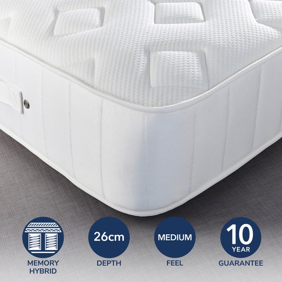 Dunelm single memory foam shop mattress