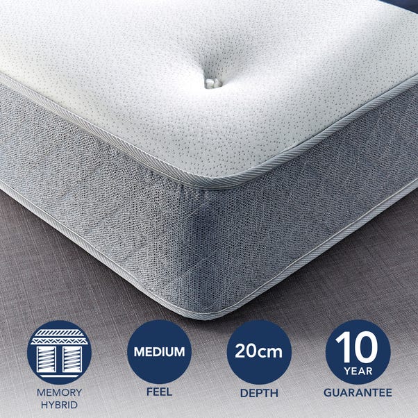 Fogarty Just Right Memory Foam Top Orthopaedic Open Coil Mattress image 1 of 6